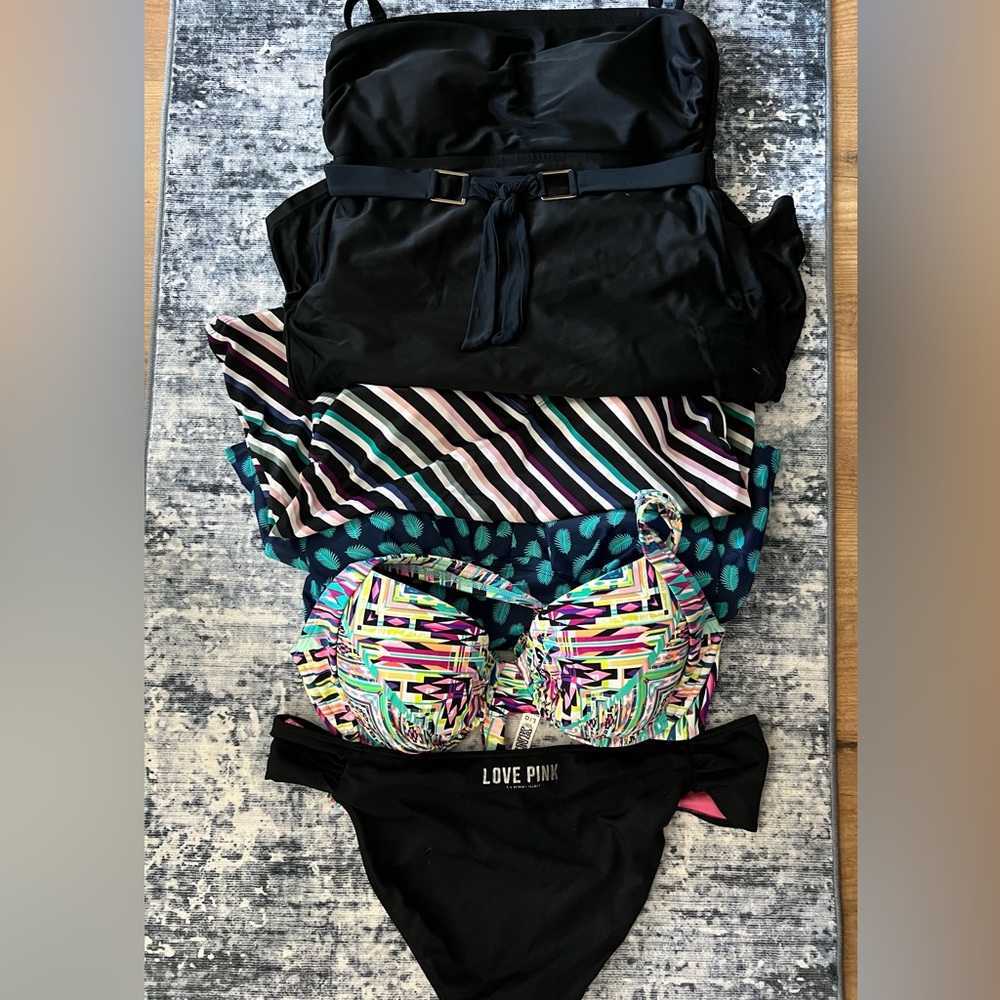 Swimsuit bundle! Pink, Kenneth Cole, etc size L and M
